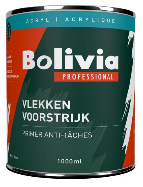 Bolivia Vlekken Voorstrijk 1 liter, Doe-het-zelf en Verbouw, Verf, Beits en Lak, Nieuw, Ophalen of Verzenden