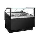 GGM Gastro | Ijsvitrine ADAM - 1200mm - Convectie - voor 12x, Verzenden, Nieuw in verpakking