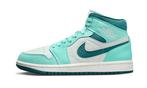 Air Jordan 1 Mid Bleached Turquoiset - maat 43 (Sneakers), Kleding | Dames, Verzenden, Nieuw, Sneakers of Gympen