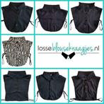 RUIM ASSORTIMENT zwarte losse blouse kraagjes online kopen?, Nieuw, Losse Blouse Kraagjes, Maat 36 (S), Zwart
