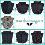 RUIM ASSORTIMENT zwarte losse blouse kraagjes online kopen?, Verzenden, Zwart, Nieuw, Losse Blouse Kraagjes