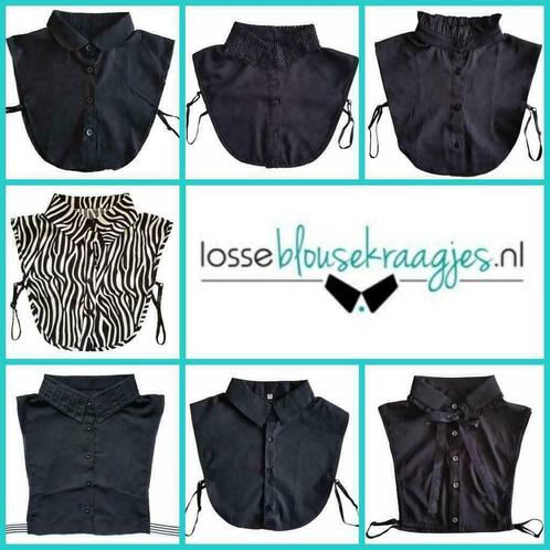 RUIM ASSORTIMENT zwarte losse blouse kraagjes online kopen?, Kleding | Dames, Blouses en Tunieken, Zwart, Nieuw, Maat 36 (S), Verzenden