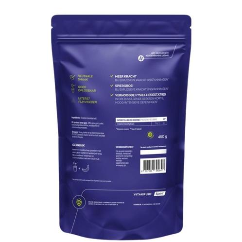 Vitakruid Creatine Monohydraat - 450gr, Sieraden, Tassen en Uiterlijk, Uiterlijk | Haarverzorging, Overige typen, Nieuw, Ophalen of Verzenden