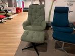 Relaxfauteuil Kebe Lotus Points groen 30% Extra korting, Huis en Inrichting, Fauteuils, Ophalen, Nieuw, 75 tot 100 cm, Kebe lotus points green