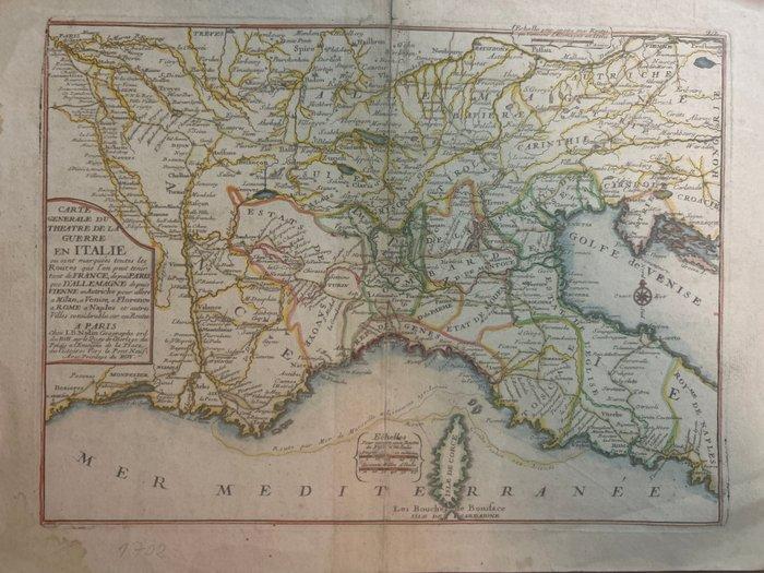 Italië - Ligurië / Piemonte / Lombardije / Veneto / Emilia, Boeken, Atlassen en Landkaarten