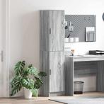 vidaXL Highboard Grijs sonoma 35 x 39 x 168 cm Bewerkt hout, Huis en Inrichting, Kasten | Buffetkasten, Minder dan 50 cm, Verzenden