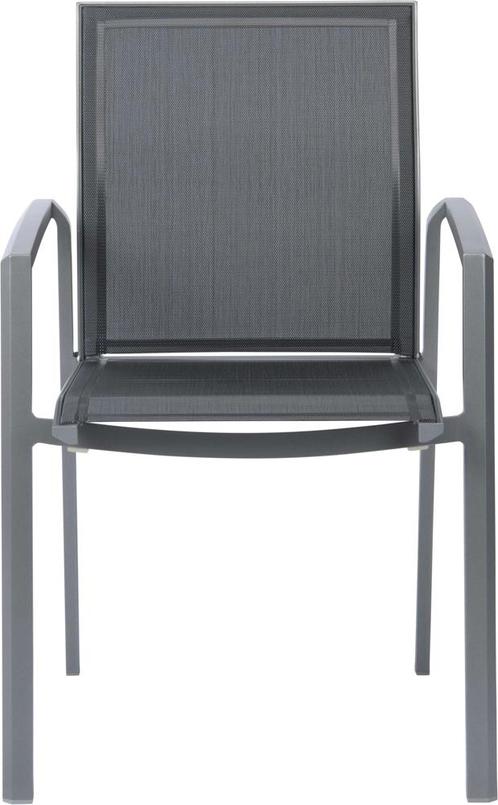 Stern nKari Stapelstoel Aluminium - Grafiet/zilvergrijs, Huis en Inrichting, Stoelen, Ophalen of Verzenden