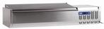 Opzetvitrine 5 x GN 1/4 - 150 mm, met RVS deksel, Verzenden, Nieuw in verpakking