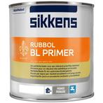 SIKKENS RUBBOL BL PRIMER alleen lichte kleuren 1 liter -..., Doe-het-zelf en Verbouw, Verf, Beits en Lak, Ophalen of Verzenden