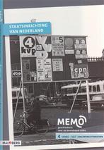 MeMo bovenbouw leeropdrachtenboek Staatsinrich 9789034576002, Boeken, Verzenden, Zo goed als nieuw