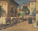 Jack Hamel (1890-1951) - Stadsgezicht, Antiek en Kunst, Kunst | Schilderijen | Klassiek