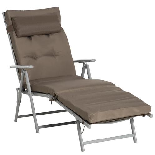 TRUUSK Ligstoel Tuinligstoel Inklapbaar Verstelbaar Met Kuss, Tuin en Terras, Overige Tuin en Terras, Nieuw, Verzenden