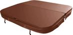 Weau spa cover 235 x 235 cm - Bruin - Radius 18 cm, Tuin en Terras, Zwembad-toebehoren, Verzenden, Nieuw