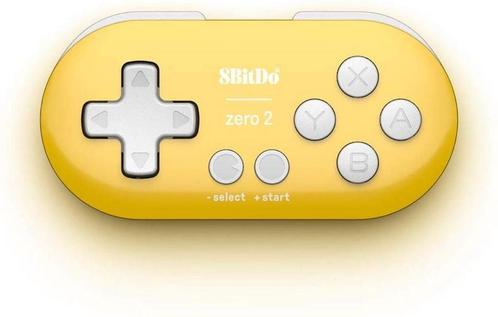 8BitDo Zero 2 bluetooth controller Yellow Edition, Spelcomputers en Games, Games | Pc, Verzenden