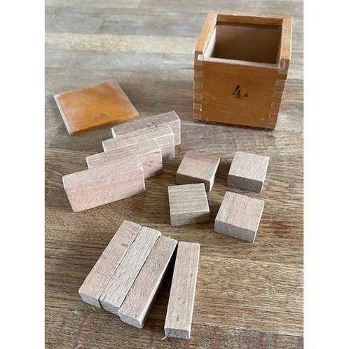 Houten blokjes in houten doosje 4A, Boeken, Schoolboeken, Nieuw, Verzenden