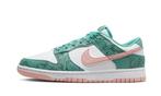 Nike Dunk Low Snakeskin Washed Teal Bleached Coral - 47, Verzenden, Nieuw, Sneakers of Gympen