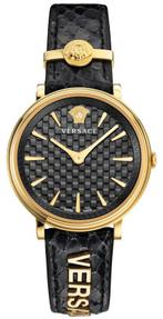 Versace VE8101019 V-Circle dames horloge 38 mm, Sieraden, Tassen en Uiterlijk, Horloges | Dames, Overige merken, Staal, Verzenden