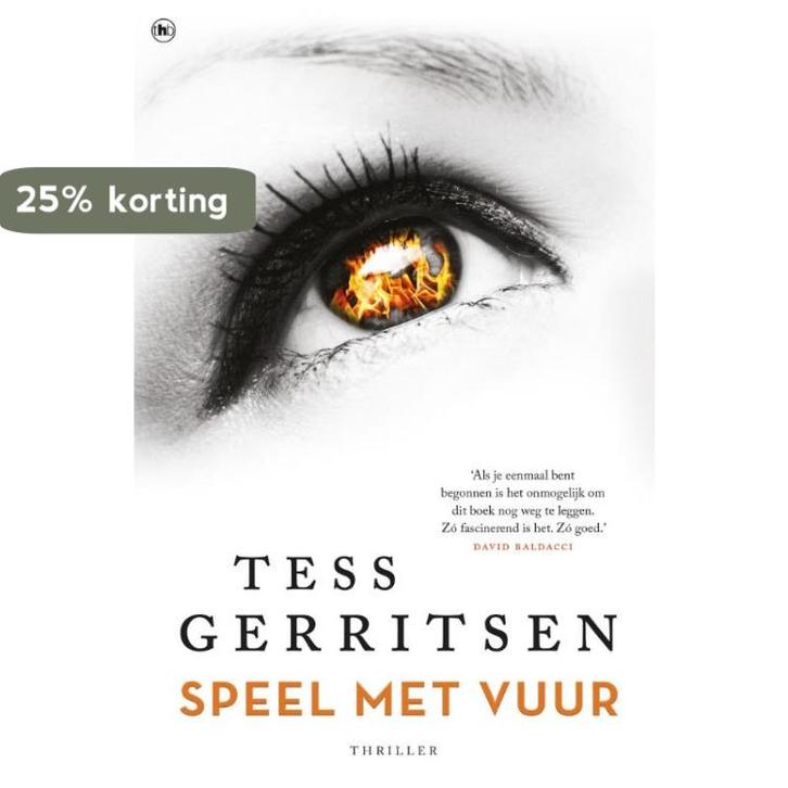 Speel met vuur 9789044349115 Tess Gerritsen, Boeken, Thrillers, Gelezen, Verzenden