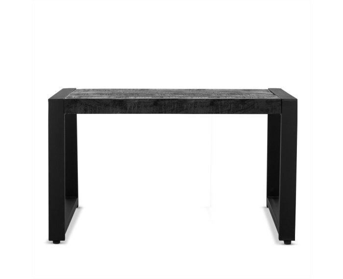 Bijzettafel Britt Zwart | Mangohout-80x80 cm, Huis en Inrichting, Tafels | Salontafels, Nieuw, Ophalen of Verzenden