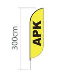 Proflag Beachflag Convex S-60 x 240 cm - Apk (Vlaggen), Ophalen of Verzenden, Nieuw