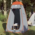 vidaXL Privacytent pop-up waterdich grijs en oranje, Caravans en Kamperen, Tenten, Verzenden, Nieuw, Tot en met 2