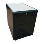 Gispen Ladeblok, 60×42×58cm, Zwart met Lichtgrijs Blad,, Huis en Inrichting, Kasten | Ladekasten, Ophalen of Verzenden, Gebruikt