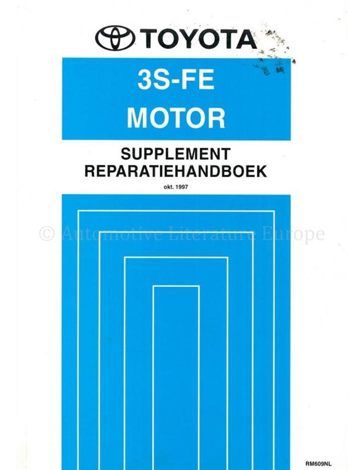 1997 TOYOTA AVENSIS 3S-FE (SUPPLEMENT) WERKPLAATSHANDBOEK, Auto diversen, Handleidingen en Instructieboekjes