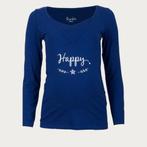 Op en Top Zwanger Zwangerschaps/voedingsshirt Happy, Nieuw