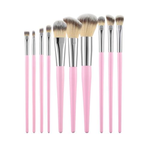 Make-Up Brush Set - 10st. Set, Sieraden, Tassen en Uiterlijk, Uiterlijk | Cosmetica en Make-up, Make-up, Nieuw, Ophalen of Verzenden