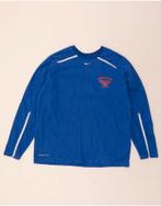 NIKE Mens Hawks Fleece Top Long Sleeve Medium Blue Polyester, Verzenden, Nieuw