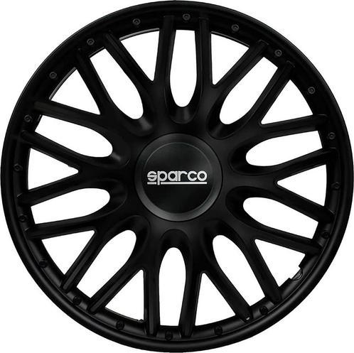Sparco Wieldoppen Roma 14-inch - Zwart - Set van 4 stuks, Auto diversen, Auto-accessoires, Zo goed als nieuw, Ophalen of Verzenden