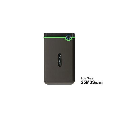 Transcend StoreJet 25M3 2.5 2TB Externe HDD Grijs, Computers en Software, Harde schijven, Verzenden