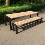 Tuintafel Stalen N Poot, Tuin en Terras, Nieuw, Tuinset, Eettafel, Ophalen of Verzenden