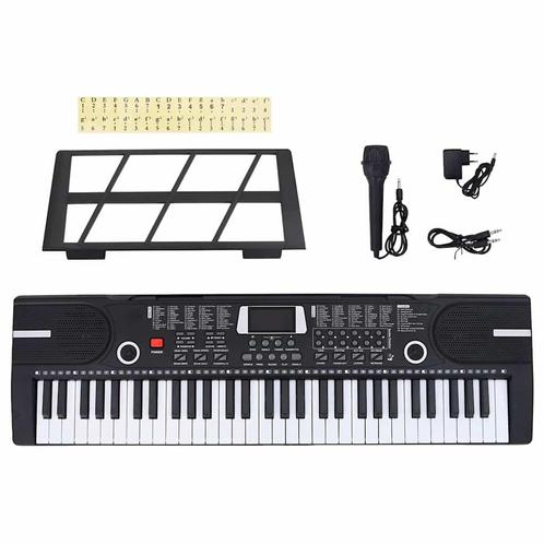 vidaXL 61 toetsen piano elektrisch keyboard met, Muziek en Instrumenten, Piano's, Nieuw, Verzenden