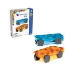 Magna tiles cars blauw en oranje, Kinderen en Baby's, Verzenden, Nieuw