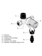 Pentec inlaatcombinatie 8 bar 15 knel, Ophalen of Verzenden, Nieuw, Cv-ketel of Combi-ketel, Hoog rendement (Hr)