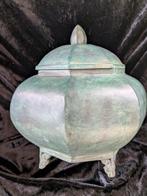 Khmer Bronze pot - sculptuur - Cambodja (Zonder