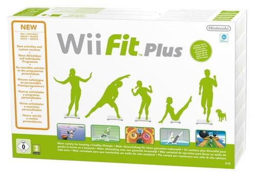 Wii Fit Plus + Balance Board (White) (Nintendo Wii), Spelcomputers en Games, Games | Nintendo Wii, Gebruikt, Verzenden