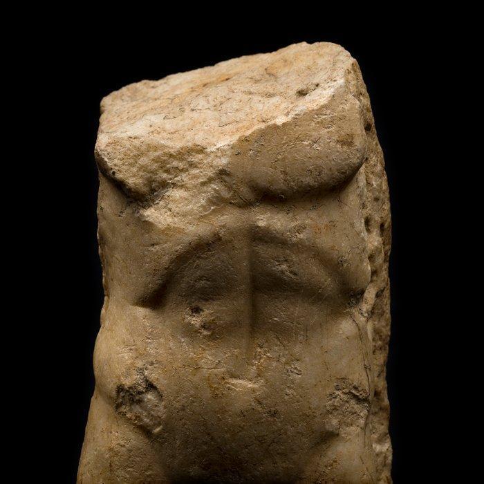 Oud-Romeins Marmer Mannelijk torso. Eerste - derde eeuw na, Verzamelen, Mineralen en Fossielen