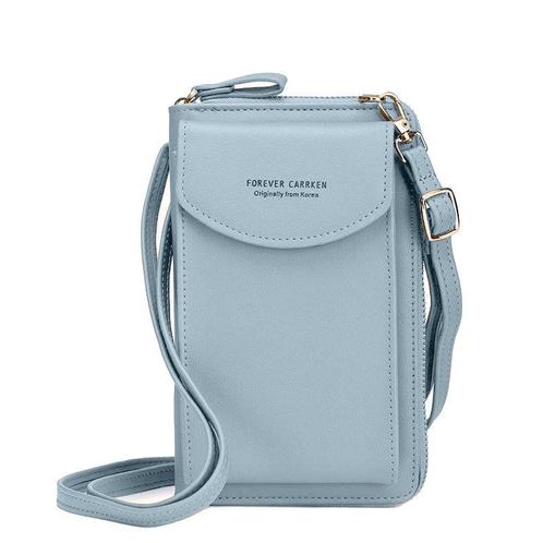 ZILOU Telefoontasje - Portemonnee - Compact - Blauw [Tip!], Sieraden, Tassen en Uiterlijk, Tassen | Schoudertassen, Blauw, Nieuw