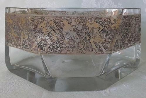 Ludwig Moser und Söhne - Tafelmiddenstuk - Kristal, Antiek en Kunst, Antiek | Glas en Kristal