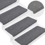 vidaXL Trapmatten zelfklevend 30 st 65x24,5x3,5 cm grijs, Doe-het-zelf en Verbouw, Verzenden, Nieuw