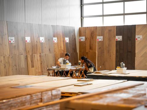 SAMENSTELLEN | Houten vloer op maat v.a. 17,98 per m², Huis en Inrichting, Stoffering | Vloerbedekking, Wit, Crème, Beige, Bruin