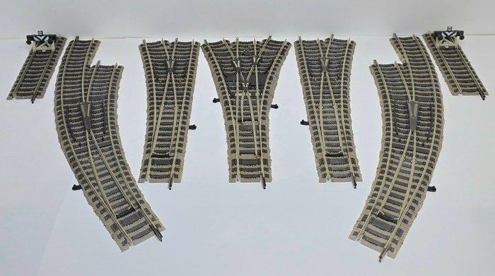 Fleischmann H0 - 6140/6157/6142/6116 - Modeltreinsporen (7), Hobby en Vrije tijd, Modeltreinen | H0