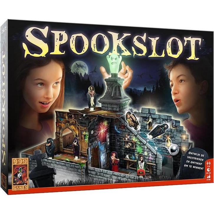 999 Games Spookslot bordspel - 3D k van €27,99 voor €22,40, Kinderen en Baby's, Speelgoed | Overig, Ophalen of Verzenden