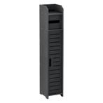 Toiletrol houder Leoben HKC toiletkast 80x15x15 cm donkergri, Huis en Inrichting, Badkamer | Badtextiel en Accessoires, Verzenden