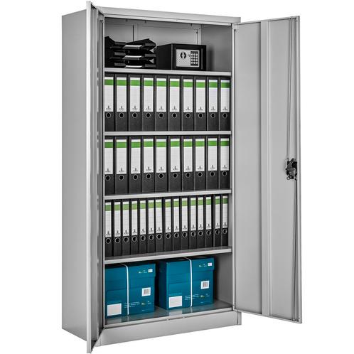 Archiefkast met 5 planken 180x90x40cm - grijs, 90 cm, Huis en Inrichting, Kasten | Roldeurkasten en Archiefkasten, Verzenden