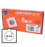 Hartberger Munthouders 25 mm (100x) zelfklevend, Postzegels en Munten, Munten en Bankbiljetten | Toebehoren, Ophalen of Verzenden