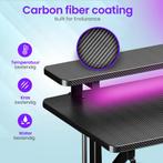 Lugia Pro Gaming Bureau - 80x50x88 cm - Led Verlichtingen -, Ophalen of Verzenden, Nieuw, Lugia