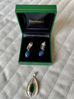 Zonder Minimumprijs - Georg Jensen - Oorbellen Zilver Lapis, Sieraden, Tassen en Uiterlijk, Oorbellen, Nieuw